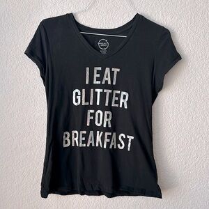 ❤️ PROJECT KARMA Black Graphic Shirt Size Juniors XL ❤️